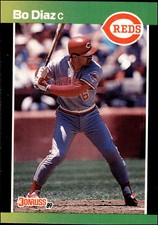 1989 Donruss #242 Bo Diaz    Cincinnati Reds
