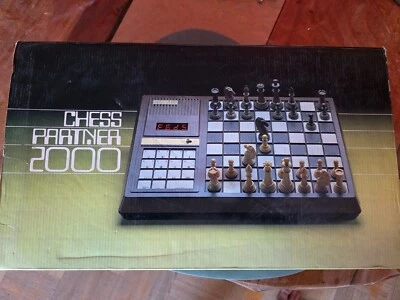 [BAISSE] CHESS PARTNER 2000 JEU D'ECHECS ELECTRONIQUE VINTAGE 80'S - Photo 1/4