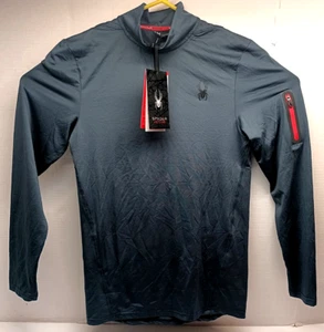 Spyder Active 1/4 Zip Long Sleeve Shirt Stretch Moisture Wicking SZ MED NWT NEW - Picture 1 of 5