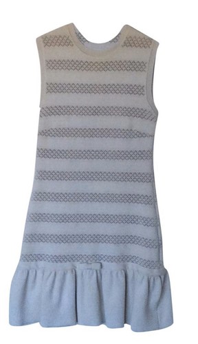 Valentino Off White Dress XS with A Bow Worn Once MSRP $2495