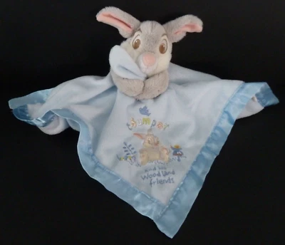 Z. DOUDOU PLAT LAPIN PANPAN THUMPER DISNEY hand his wood land friends satin TTBE - Photo 1/4