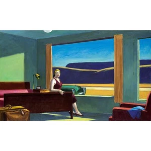 Edward Hopper, Western Motel, 1957, 100% Cotton Art Paper, 20" x 32" - Picture 1 of 10