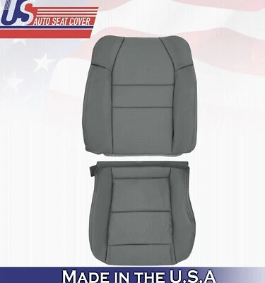 2001 2002 2003 For Acura MDX Passenger Top & Bottom Leather Seat Covers Gray - Imagem 1 de 4