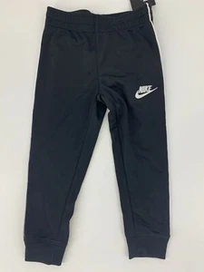 Nike Little Boy's Swoosh Tricot Taping Pants 86G343  Black Size 4 - Picture 1 of 4