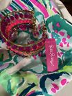 Lilly Pulitzer NWT BEADED CUFF BRACELET / BERRY SOIRÉE / LILLY PULITZER JEWELRY