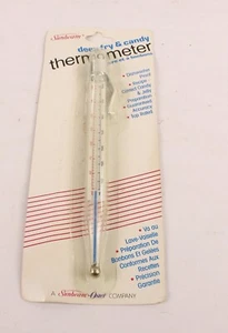 Vintage Springfield Co. Sunbeam Deep Fry & Candy Thermometer Model #713 New - Picture 1 of 4