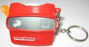 Red View-master Viewer Keychain 1997 Basic Fun Key Ring Sea Life Reel - Picture 1 of 5