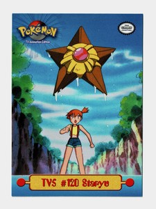1999 Topps Pokemon Series 1 Character Cards Staryu Non Holo #TV5 – NM