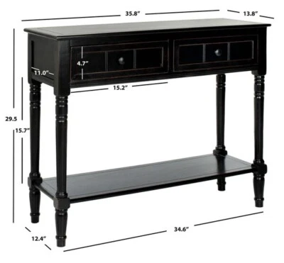 Safavieh Samantha 2 Drawer Console, Reduced Price 2172725097 AMH5710B - Image 1 of 4
