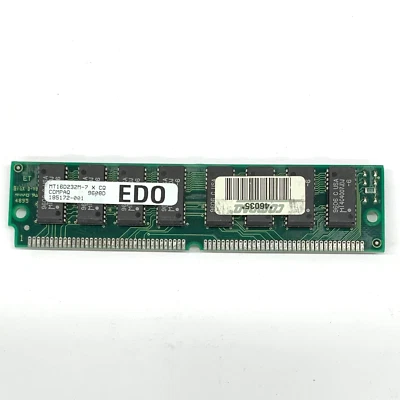 COMPAQ 185172-001 236657-001 8MB 72 PIN 70NS EDO SIMM DP 5100 5150 5133 Foto 1 de 2