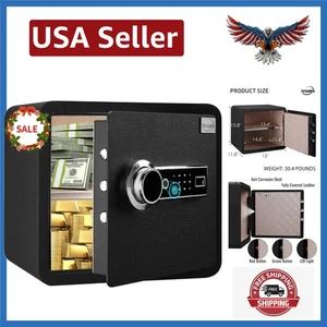 Eleganter biometrischer Fingerabdruck Safe Box - 1,41 Cuft massiver Stahl Sicherheitslösung - Bild 1 von 9