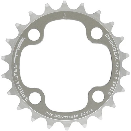 Chinook 22 chainring, silver, Ø 64 mm inner diameter TA - Image 1 of 1