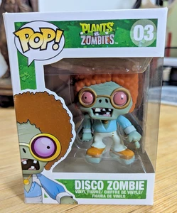 Funko Pop Plants vs Zombies #03 Disco Zombie Vinyl Figure 2012 New in Box - Picture 1 of 6