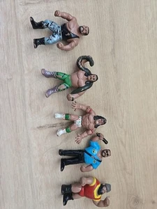 Mini luchadores bootleg Hasbro de la WWF - Imagen 1 de 4