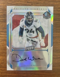 Salón de la Fama Panini 2023 Demarcus Ware firmas privadas plateado automático/25 #DW - Imagen 1 de 2