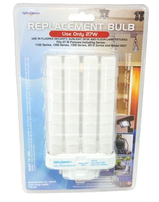 LUCES DE AMÉRICA Bombilla de Repuesto 27W Lámparas de Pie Fluorescentes de Escritorio Modelo 9024B Foto 1 de 4