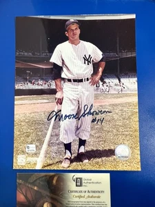 Bill Moose Skowron handsigniertes New York Yankees 8x10 Foto GAI Global Authentic - Bild 1 von 3