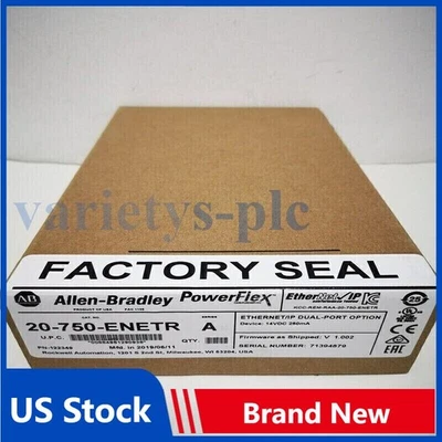 New Factory Sealed AB 20-750-ENETR SER A PowerFlex 750 2-P ENet/IP Module - Image 1 of 4