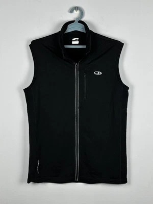 Icebreaker GT Merino Wool Black Full Zip Vest Size XL - Image 1 of 4