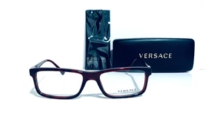VERSACE MOD 3171 989 ROT HAVANA RECHTECKIG RX BRILLE 53-17-140 MM ITALY VE317 - Bild 1 von 10