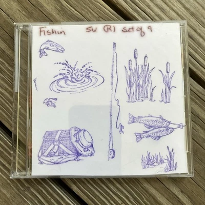 Fishin'  Set of 9 Fly Fishing  * Stampin' Up Rubber Stamps - Image 1 of 2