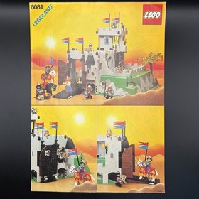 LEGO Castle King's Mountain Fortress - Set 6081 - Instruction Booklet / Manual