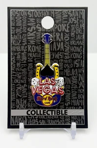 2023 Hard Rock Cafe Las Vegas Core Landmark Series Guitar Pin - Picture 1 of 2
