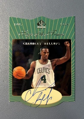 1997-98 SP Authentic Chauncey Billups Sign of the Times Stars Rookies Auto #CH - Image 1 of 4