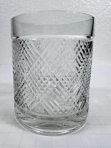 VTG Ralph Lauren Whiskey Rocks Arglye Safari Lion Crest 12oz Clear Glass - Picture 1 of 7