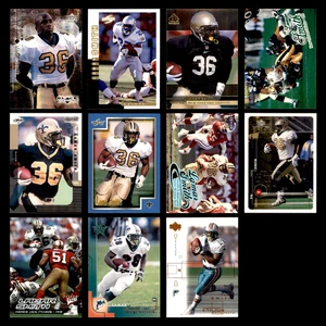 Lamar Smith Lot 11 Different Football Cards 1998-2001 NO Saints/Miami Dolphins - Picture 1 of 13