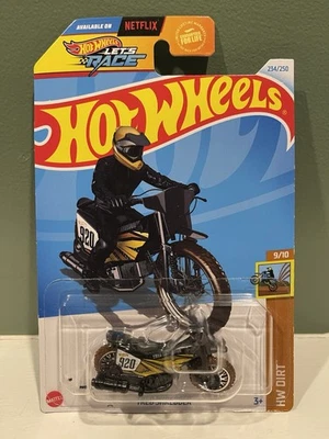 Hot Wheels Tred Shredder 2024 HW Dirt 9/10 Black Color with Brown, Yellow Stripe - Image 1 of 3