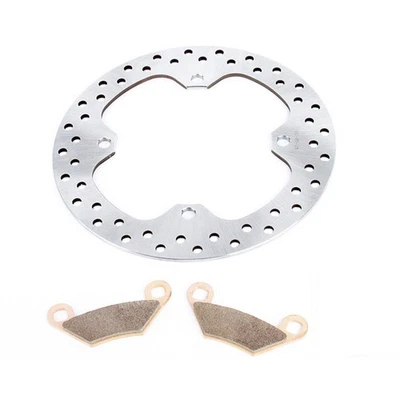 Rotor de freno trasero y pastillas de freno para Polaris Sportsman 850 Touring 2013 2014 dirección asistida eléctrica Foto 1 de 4