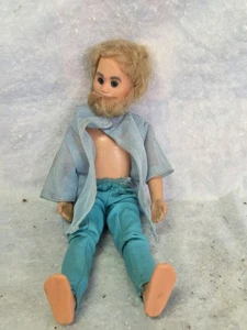 Mattel Puppe männlich mit Bart von 1975. Siehe Bilder - Bild 1 von 5