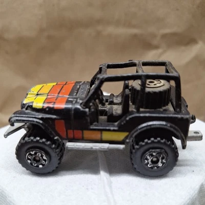 Jeep Matchbox MB37 1983 4X4 CJ negro todoterreno 1-75 Foto 1 de 4