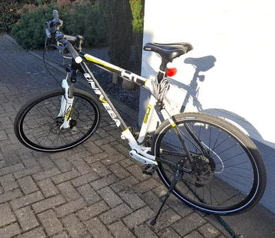 Mountain Bike analog, für Herren, weiß / gelb,  12 Gänge, gebraucht, 199 €   - Bild 1 von 4