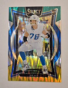 2024 Panini Select Joe Alt Concourse Green & Yellow Prizm Shock RC #82 Chargers - Picture 1 of 2