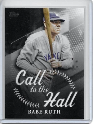 2025 Topps Series 1 Call to the Hall Babe Ruth #CTH-14 New York Yankees - Image 1 of 2