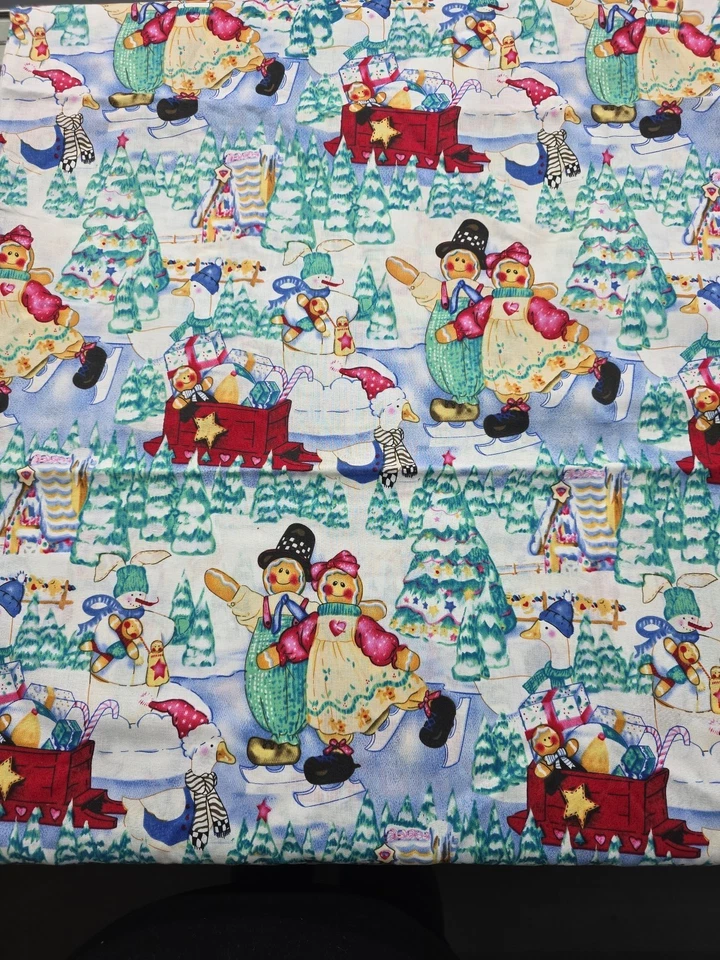 Vintage Rare Daisy Kingdom  Ginger Friends 45" Wide 2 Yards - Image 1 of 1