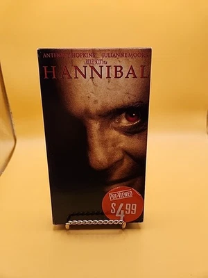 Hannibal vhs Anthony Hopkins (2001) Horror Suspense blockbuster rental copy - Image 1 of 4