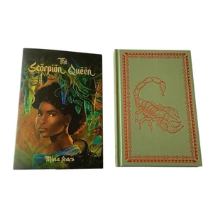 OwlCrate The Scorpion Queen By Mina Fears Signed Sprayed Edges New - Picture 1 of 8