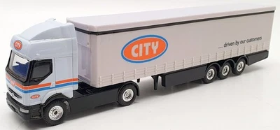 Corgi 1/64 Scale TY86903 - Renault Premium Curtainsider City - Image 1 of 4
