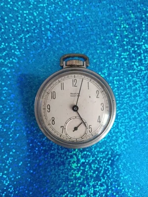 Vintage Westclox Pocket Ben Mechanical Pocket Watch Made in USA Works - Image 1 of 2