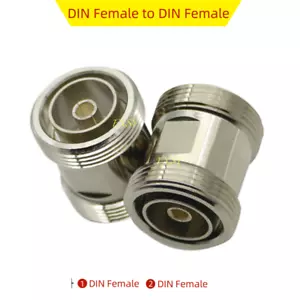 7/16 DIN Female to 7/16 DIN Female RF Coaxial Converter Coax Adapter DIN-DIN F/F - Picture 1 of 4