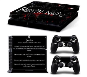 Death Note Anime Motiv Sony PS4 Playstation 4 Skin Aufkleber Schutzfolie Neu - Picture 1 of 1