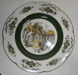 Ascot Service Plate Wood & Sons England English Cottages Decorative Plate - Picture 1 of 9