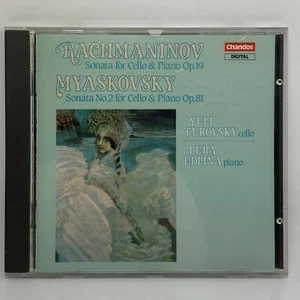 TUROVSKY EDLINA - RACHMANINOV MYASKOVSKY Sonata - Chandos CD - Picture 1 of 4