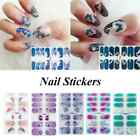 3D Butterfly Nail Stickers Full Wraps Foils Waterproof Nail Polish Decals DIY Ḛ