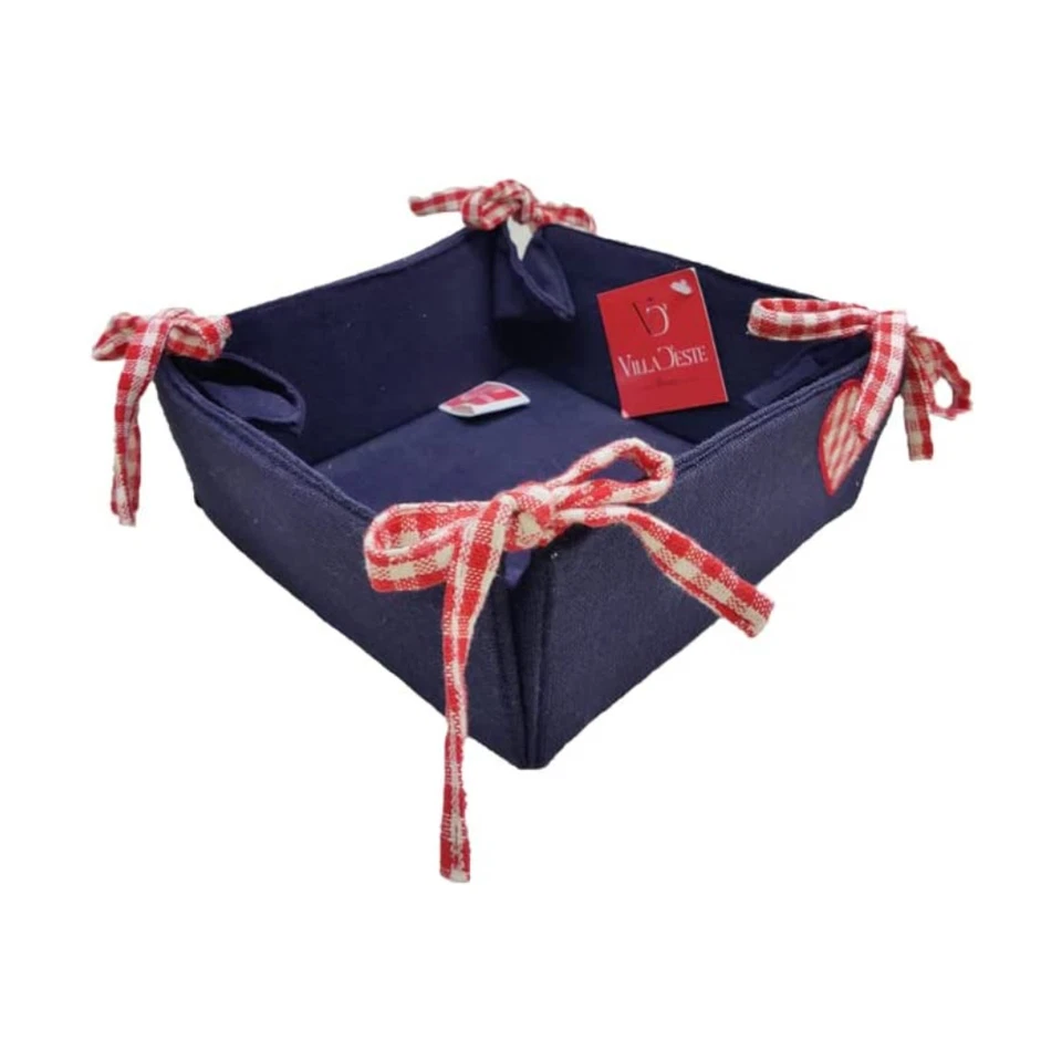 Villa D'Este - Portatovaglioli in jeans - Immagine 1 di 1