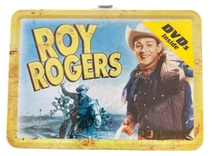 2009 "ROY ROGERS" METAL LUNCHBOX/DVD'S INSIDE-COLLECTABLE (NEW SEALED) - Picture 1 of 6