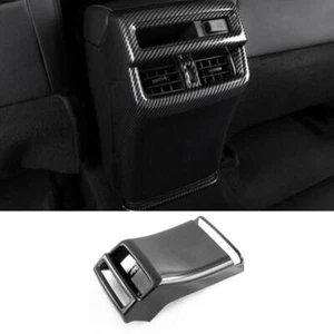 Cubierta de ventilación de salida de aire del asiento trasero de fibra de carbono para Isuzu D-Max Dmax 2021 2022 - Imagen 1 de 3